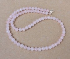 Rosenquarz edelstein kette gebraucht kaufen  Norderstedt