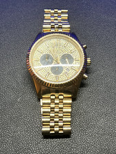 Novo sem etiquetas Michael Kors relógio de pulso masculino Lexington tom dourado MK8494 sem caixa comprar usado  Enviando para Brazil