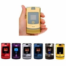 Celular Mini-SIM desbloqueado original Motorola Razr V3i quad band flip GSM MP3 comprar usado  Enviando para Brazil
