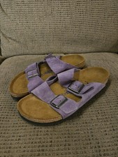 Birkenstock Arizona feminino tamanho 41 10 roxo, usado comprar usado  Enviando para Brazil