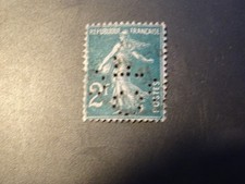 Timbre perforé d'occasion  Marignier