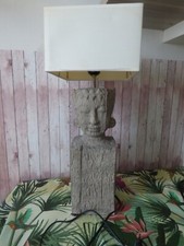 Lampe vintage tête d'occasion  Sainte-Geneviève-des-Bois