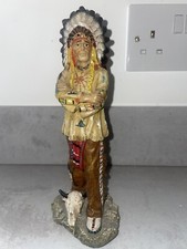 Indian chief statue for sale  BUXTON