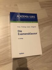 Examensklausur preis prütting gebraucht kaufen  Münster