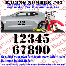Custom racing number for sale  Elk Grove