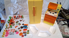 Conjunto de fogão e geladeira vintage da década de 1970 Barbie amarelo laranja Plus Acc comprar usado Conjunto de fogão e geladeira vintage da década de 1970 Barbie amarelo laranja Plus Acc comprar usado  Enviando para Brazil
