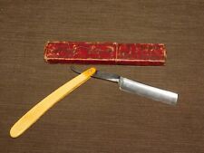 LÂMINA DE BARBEAR RETA VINTAGE BARBER SHAVING J H FROST NEW-HAVEN em CAIXA DONAVAN comprar usado  Enviando para Brazil
