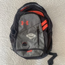 Mochila Under Armour Storm cinza laranja bolsos com zíper bolsa de basquete comprar usado  Enviando para Brazil