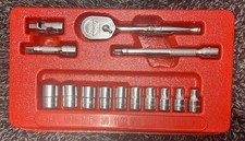 Snap-on 14 peças 1/4" unidade SAE 3/16”-9/16” 6pt conjunto de soquete de serviço geral 114ATMP comprar usado  Enviando para Brazil