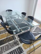 Designer glass dining for sale  ILFORD