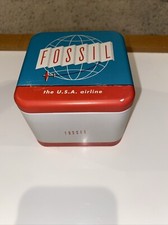 Fossil watch tin for sale  North Richland Hills