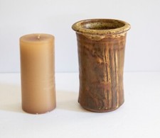 Stoneware vase candle for sale  Golden