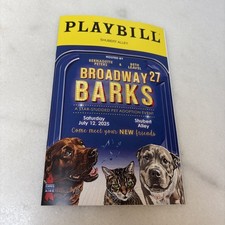 Broadway barks playbill for sale  SEVENOAKS