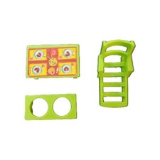 Banco de Cadeira Fisher Price Vintage Little People Pop Up Camper Verde comprar usado  Enviando para Brazil