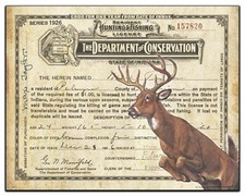 Vintage whitetail deer for sale  Center Point