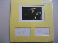 Thunderbirds autographed mount for sale  SHEFFIELD