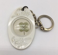 Chaveiro vintage Lucky genuíno trevo de 4 folhas lembrança Gulfport Flórida comprar usado  Enviando para Brazil