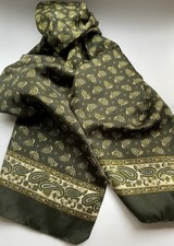 Scarf green tan for sale  ORPINGTON