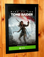 Usado, Rise of the Tomb Raider raro pequeno pôster página de anúncio emoldurada PS4 Xbox One Xbox 360 comprar usado  Enviando para Brazil