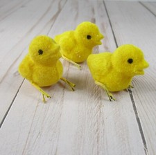 Vintage flocked yellow for sale  Clarks Summit