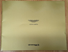 Folheto 2013 Aston Martin V12 Vantage S Prospekt comprar usado  Enviando para Brazil
