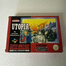 Utopia (Super Nintendo) - gra / gra SNES, w pudełku z instrukcją, dobry stan na sprzedaż  PL