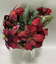 Poinsettia artificial floral for sale  Everett