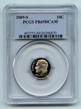 Usado, 2009 S 10C Roosevelt Dime PCGS PR69DCAM comprar usado  Enviando para Brazil