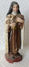 Estátua de gesso colecionável vintage estatueta sagrada imagem de Santa Teresa do comprar usado  Enviando para Brazil