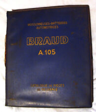 Moissonneuse batteuse braud d'occasion  Martigné-Ferchaud