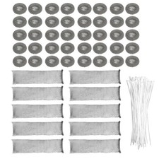 Conjunto de 50 novos kit de gravatas de malha filtro de drenagem para máquina de lavar tela de mangueira comprar usado  Enviando para Brazil