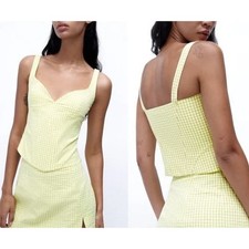 Zara gingham corset for sale  Plainsboro