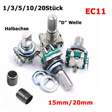 EC11 Drehwellen-Encoder 5 Pin Audio Digital Potentiometer mit Schalter 15mm/20mm comprar usado  Enviando para Brazil