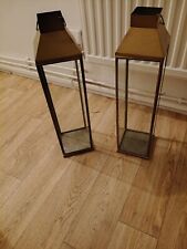 Pair tall candle for sale  PRESCOT