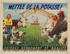 Affiche agricole mettez d'occasion  La Courtine