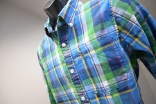 Camisa social Abercrombie & Fitch xadrez ajuste muscular botão para cima casual masculina tamanho XL comprar usado  Enviando para Brazil