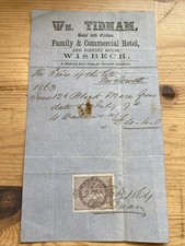 1864 billhead william for sale  IPSWICH