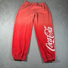 Calça Coca Cola Feminina Grande Vermelha Ombre Gráfica Puxar Bolsos Casuais Feminina comprar usado  Enviando para Brazil