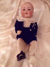 Boneca menino antiga com estrela judaica de Davi na cabeça e cílios com cordas comprar usado  Enviando para Brazil