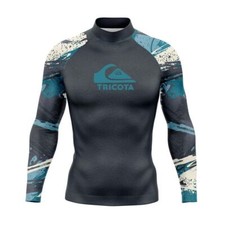 Camisetas de mergulho apertadas manga longa protetor contra erupções cutâneas roupa de banho proteção UV comprar usado  Enviando para Brazil