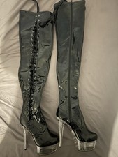 Verknee stiefel plateau gebraucht kaufen  Berlin