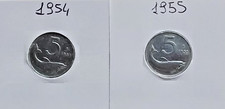 5 lire 1955 usato  Casaleone