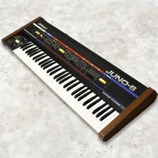 Teclado sintetizador analógico polifônico Roland JUNO-6 61 teclas 6 vozes JUNO6 testado comprar usado  Enviando para Brazil