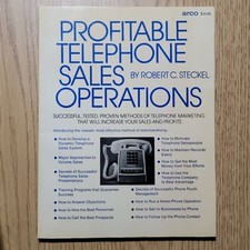 Profitable Telephone Sales Operations By Steckel 1976 Telemarketing Paperback  comprar usado  Enviando para Brazil