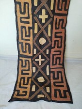 Roupas vintage Cuba congo ráfia tecido painel tradicional africano tecido à mão comprar usado  Enviando para Brazil
