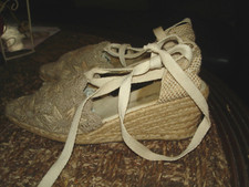 Espadrilles talons compensés d'occasion  Mont-de-Marsan