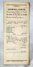 Raro rapporto 1896 usato  Spedire a Italy