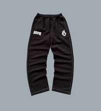 Używany, SixPM x True Religion Men’s Black Sweatpants Pants Embroidered Logo na sprzedaż  PL