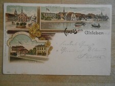 Litho alsleben bahnhof gebraucht kaufen  Berlin