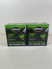 2x Slime 26 polegadas tubos de auto-vedação extra fortes válvula Schrader 26"X 1.75-2.125 comprar usado  Enviando para Brazil